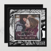 Rett unseres Datums Moderne Eleganz mit Ihrem Foto (Vorne/Hinten)