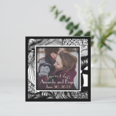 Rett unseres Datums Moderne Eleganz mit Ihrem Foto (Stehend Vorderseite)