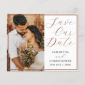 Rett unseres Datums QR Code Foto Hochzeit (Vorderseite)