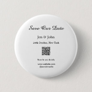 Rett unseres Datums QR für Details Name Datum Webs Button