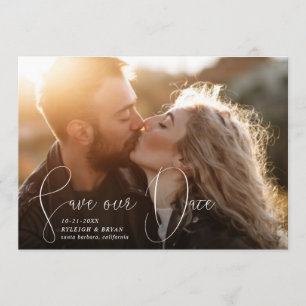 Rett unseres Datums Raffinierte Linien glatter Pen Einladung