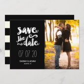 Rett unseres Datums | Save the Date Foto (Vorne/Hinten)