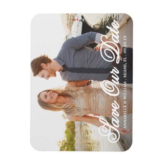 Rett unseres Datumsüberlagers | Datum speichern Magnet (Vertikal)