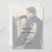 Rett unseres Datumsüberlagers | Save the Date Foto (Rückseite)