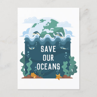 Rett unseres Earth Day Postkarte