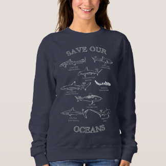 Rett unseres Ozeanhais Sweatshirt