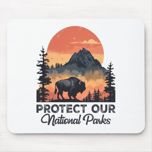 Rett unseres ParkResist Service Bison Buffa Mousepad (Vorne)