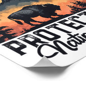 Rett unseres ParkResist Service Bison Buffa Poster (Ecke)