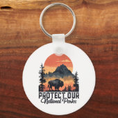 Rett unseres ParkResist Service Bison Buffa Schlüsselanhänger (Vorderseite)