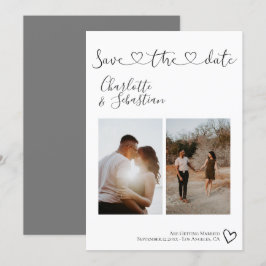 Rett unseres Personalisierten Fotos mit dem Datum Save The Date