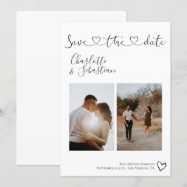 Rett unseres Personalisierten Fotos mit dem Datum Save The Date