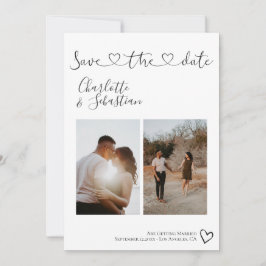 Rett unseres Personalisierten Fotos mit dem Datum Save The Date