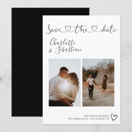 Rett unseres Personalisierten Fotos mit dem Datum Save The Date