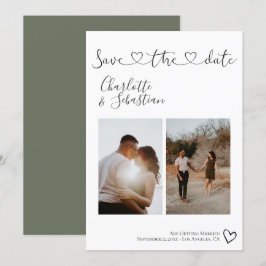 Rett unseres Personalisierten Fotos mit dem Datum Save The Date