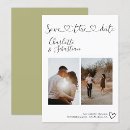 Rett unseres Personalisierten Fotos mit dem Datum Save The Date