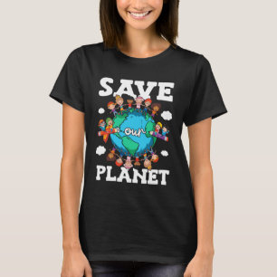 Rett unseres Planeten Natur Advocacy Awareness Ear T-Shirt