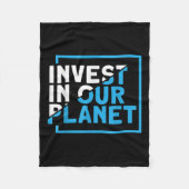 Rett unseres Umweltschutzes auf dem Planeten Fleecedecke (Vorderseite)