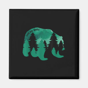 Rett unseres Waldschutzbären Grizz Magnet