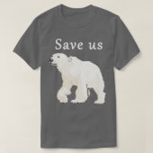 Rett US Polar Bear - Arktis Conservation Shirt (Design vorne)