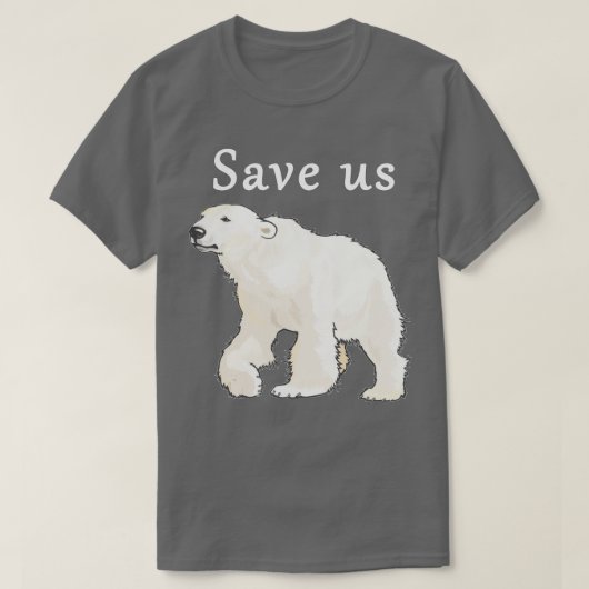 Rett US Polar Bear - Arktis Conservation Shirt (Design vorne)