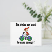 Rett von Energy Environmental Tshirts and Gifts Postkarte (Stehend Vorderseite)