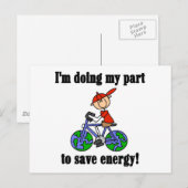 Rett von Energy Environmental Tshirts and Gifts Postkarte (Vorne/Hinten)