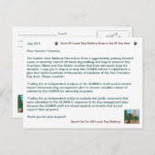 Rett von Leash Dog Walking Senator Feinstein Postkarte (Vorne/Hinten)