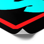 Rett-Vorlage für Geschäftszeichen/Plakat Gerettet Poster (Ecke)