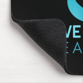 Rett Wasser - sei ein Held. Wasser rettend Umwelt Mousepad (Ecke)