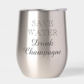 Rett Water Drink Champagne witzig (Links)