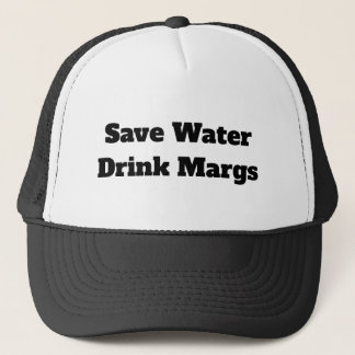 Rett Water Drink Margs Trucker Cap, Funny Hat Truckerkappe
