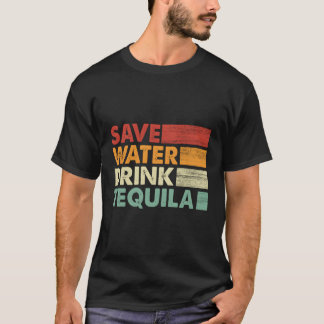 Rett Water Drink Tequila mexikanisch T-Shirt