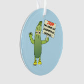 Rett Zucchini Ornament (Vorderseite)
