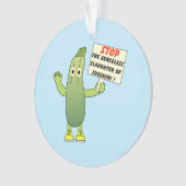 Rett Zucchini Ornament (Vorderseite)