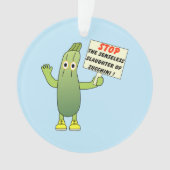 Rett Zucchini Ornament (Vorderseite)
