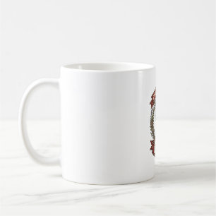 Rette alle Hunde Hund Floralkranz Band_1 Kaffeetasse