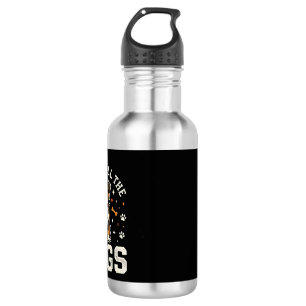 Rette alle Hunde Vintage Hund Edelstahlflasche