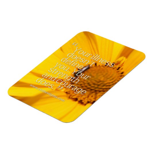 Rette das Stigma auf psychische Erkrankungen. Magn Magnet (Linke Seite)