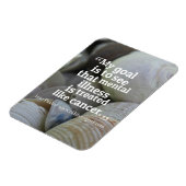 Rette das Stigma auf psychische Erkrankungen. Magn Magnet (Linke Seite)