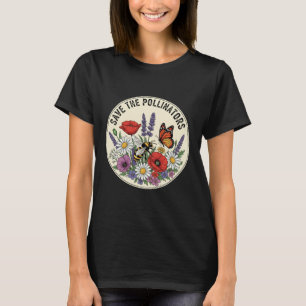 Rette den Bestäuber mit Biene, Schmetterling & Blu T-Shirt