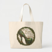 Rette den Schuhplaneten Multi-Funktion-Tasche Jumbo Stoffbeutel (Vorne)