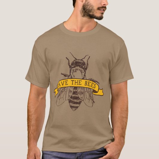 Rette die Bienen Junge T-Shirt (Vorderseite)