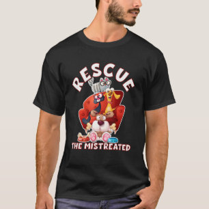 Rette die misshandelten Katzen Hunde Tierheim Frei T-Shirt