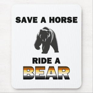 Rette ein Pferd Mousepad