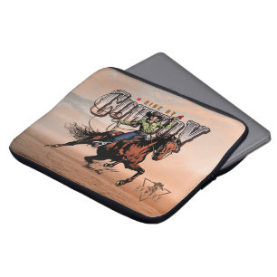 Rette ein Pferd; Reite einen Cowboy 13" Laptopschutzhülle