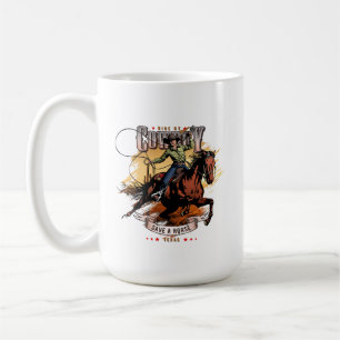 Rette ein Pferd; Reite einen Cowboy #15 Klassisc Kaffeetasse