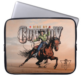 Rette ein Pferd; Reite einen Cowboy | 15" Laptopschutzhülle