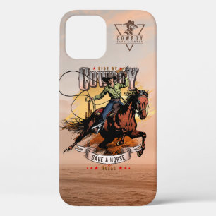 Rette ein Pferd; Reite einen Cowboy Case-Mate iPhone Hülle