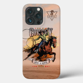 Rette ein Pferd; Reite einen Cowboy | Case-Mate iPhone Hülle