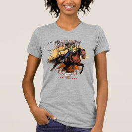 Rette ein Pferd; Reite einen Cowboy | Frauen Slim T-Shirt